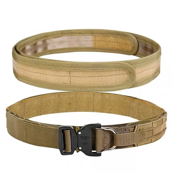 Ceinture tactique 1.5 pouces avec système Molle – Double couche et coussin intérieur antidérapant – Image 3