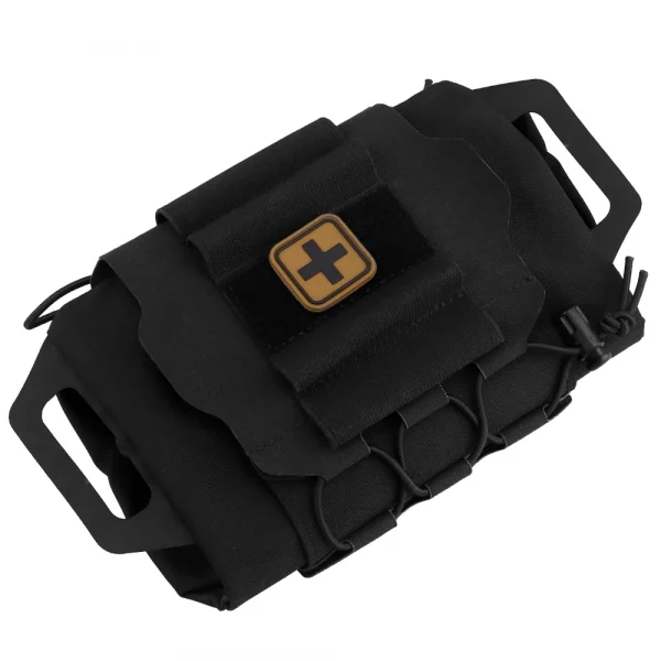 IFAK - Pochette de premiers secours tactique à libération rapide (Quick Release First Aid Kit Bag - Tactical IFAK Pouch) – Image 2