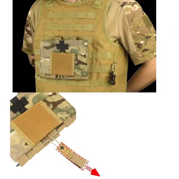 Pochette Médicale Tactique IFAK LBT 9022B – Sac MOLLE pour Premiers Secours et Outils Médicaux