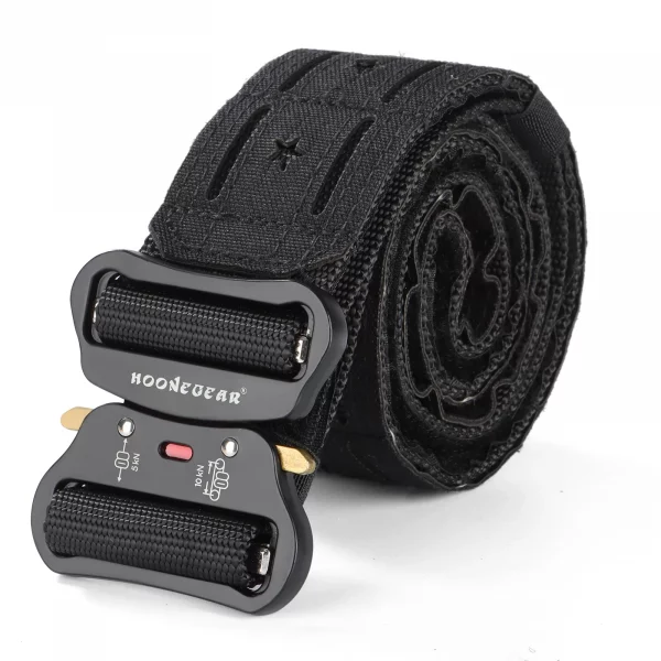 Ceinture tactique 2 pouces – Système Molle découpé au laser avec boucle métallique rapide – Image 4