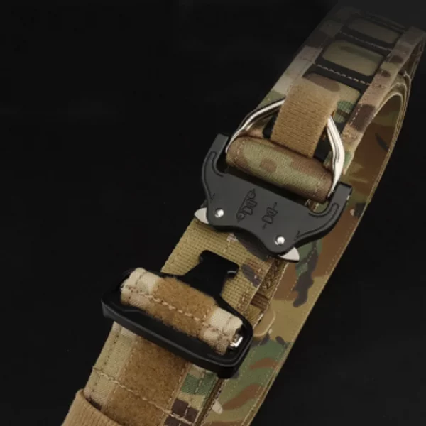 Ceinture d'assaut tactique VULPO – Boucle métallique à dégagement rapide et système Molle – Image 4