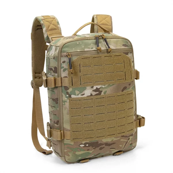 Sac à dos de chasse tactique en nylon 1000D – Léger et modulable avec système Molle – Image 3