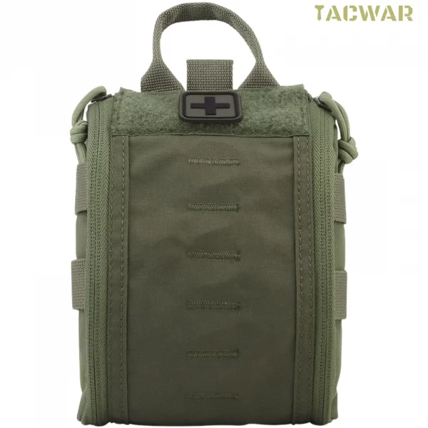 Pochette MOLLE IFAK - Sac de premiers secours portable pour survie, chasse, tir airsoft, camping en plein air et outils d'urgence.
