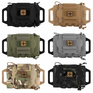 IFAK - Pochette de premiers secours tactique à libération rapide (Quick Release First Aid Kit Bag - Tactical IFAK Pouch)