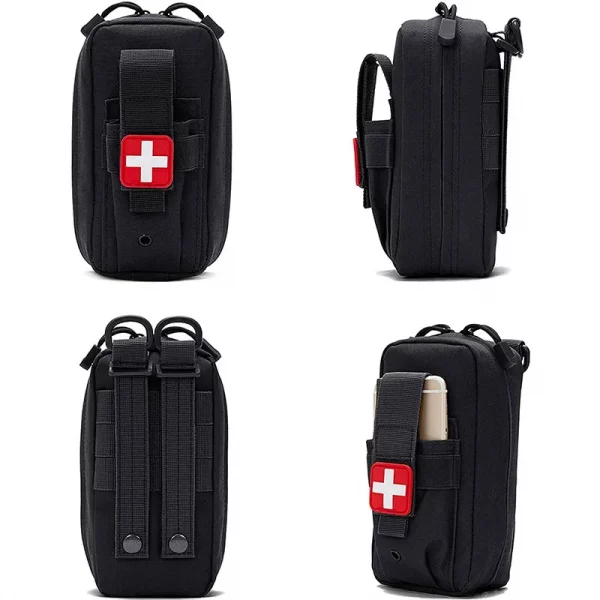 Pochette médicale tactique EDC – MOLLE EMT pour trousse de premiers secours et outils de survie – Image 4