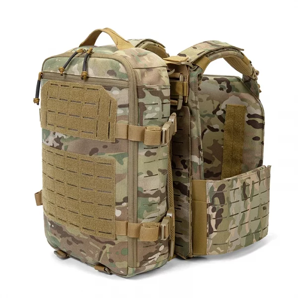 Sac à dos de chasse tactique en nylon 1000D – Léger et modulable avec système Molle – Image 4