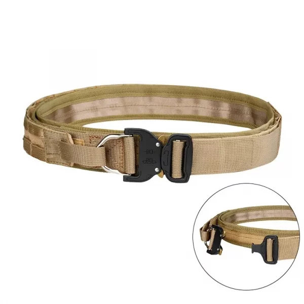 Ceinture tactique 1.5 pouces avec système Molle – Double couche et coussin intérieur antidérapant – Image 5