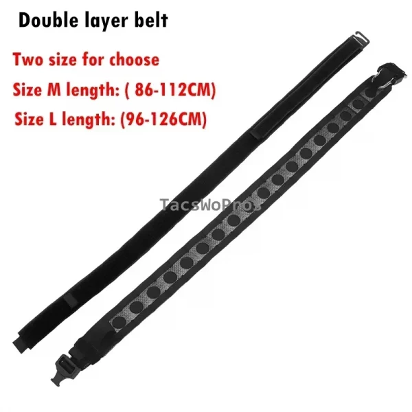 Ceinture tactique double couche – Idéale pour le tir, la chasse et les sports outdoor – Image 2