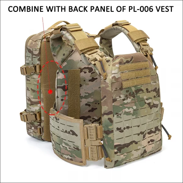 Sac à dos de chasse tactique en nylon 1000D – Léger et modulable avec système Molle – Image 5
