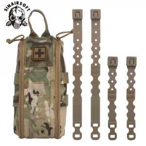 Trousse de premiers secours tactique vide IFAK – Sac médical rapide avec fermeture YKK et système MOLLE