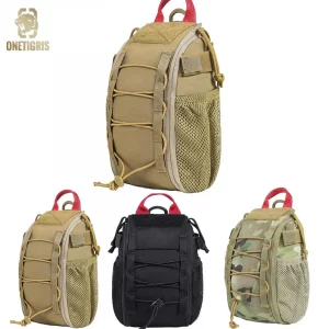 Pochette IFAK Tactique ONETIGRIS – Sac MOLLE médical vide pour trousse de traumatologie et premiers secours