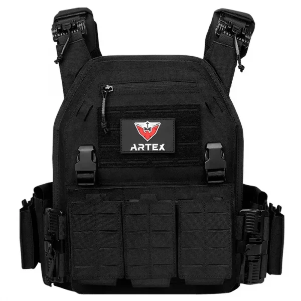 Gilet tactique Ranger Green – Système Molle en polyester 1000D, conception légère et ergonomique – Image 6